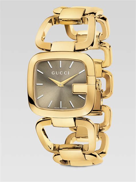 gucci gold women& 39|gucci gold bracelet watch women's.